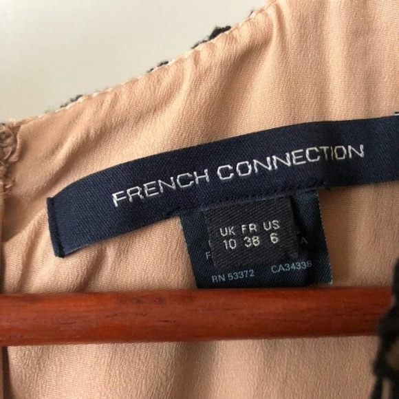 NWOT French Connection eyelet overlay party dress - Picture 3 of 4